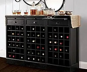 Умные дизайнерские решения, в которых используются буфеты для вина