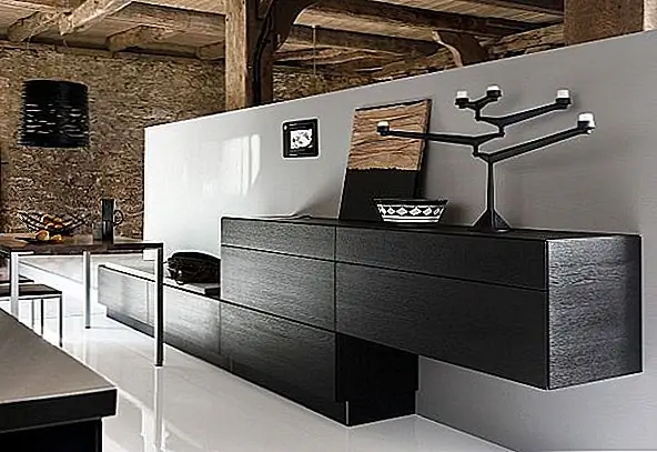 «Picture-in-Picture» Дизайн интерьера кухни из Варендорфа