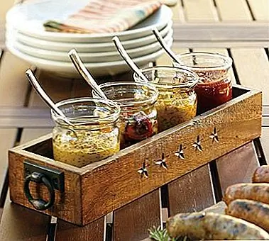 Ассортимент прямоугольного приправы из керамического амбара