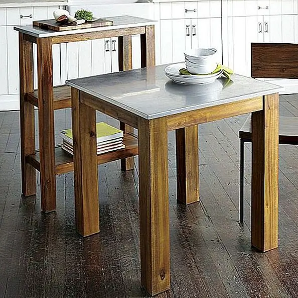 Простой и деревенский кухонный прилавок