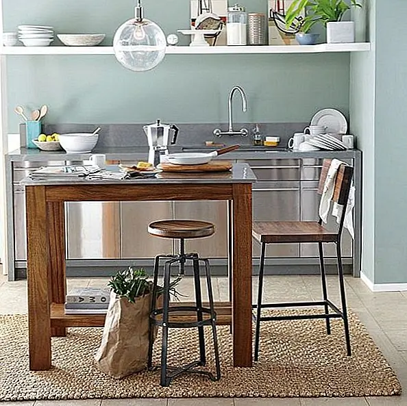 Красота деревенских промышленных кухонь