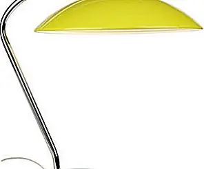 Лимонная желтая лампа для вашего стола