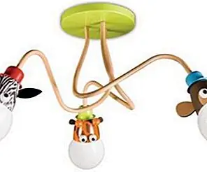 Веселые и дружелюбные потолочные светильники для детей