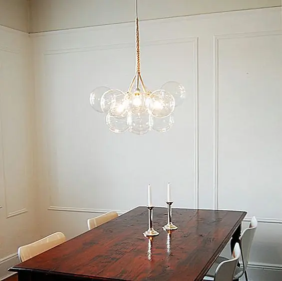 Прекрасная люстра из пузыря