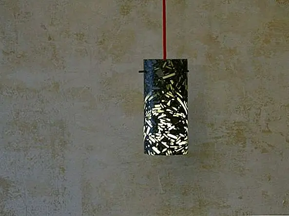 Стеклянная и бетонная подвеска Coretube