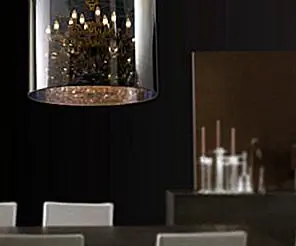 Стильная кристаллическая подвесная лампа