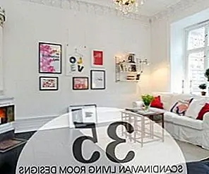 35 светлых и стильных скандинавских дизайнов гостиной