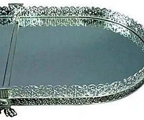 Посеребренное плато