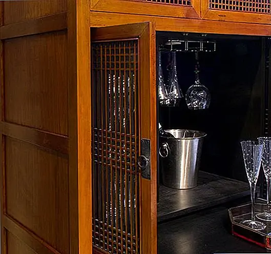 На самом деле этот деревянный брусок был сначала спроектирован как стенд для телевизора, но затем он превратился в бар, и идея застряла. Бар закрывается красивыми решетчатыми карманными дверями, которые удерживают внутреннюю часть от любопытных глаз, а также от любых детских рук. Этот отсек идеально подходит для хранения бутылок с ликером и может быть отделен полок по вашему выбору. Деревянные ящики ниже предлагают еще некоторое пространство для хранения любых предметов, которые вы можете найти полезными, например, очки, салфетки, открывалки для бутылок и так далее. Кусок мебели доступен в двух размерах, и вы можете приобрести их по цене от $ 1,920 до $ 2800.