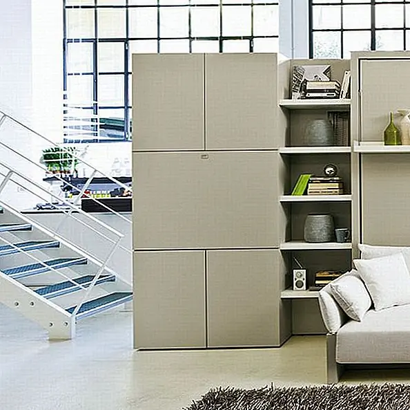 1) Нью-йоркская компания Resurce Furniture разработала письменный стол для тех, у кого не так много места. Особое внимание уделяйте проектам, позволяющим экономить места, офисный офис находится в шкафу размером 13-3 / 4 дюйма. {Подробнее здесь}