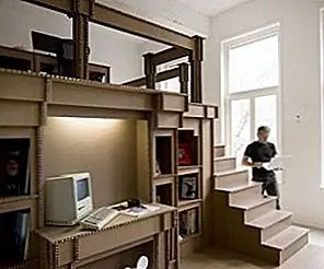 Дизайн картонной мебели для рекламного агентства