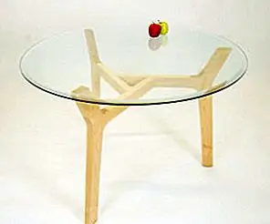 Стеклянная столешница Нины Фила Проктора