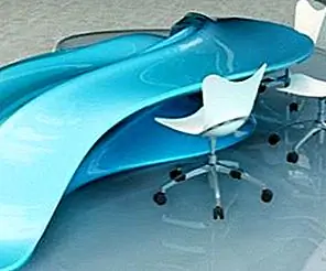 Amazing Flowing Design Table от Nuvist Architecture & Design