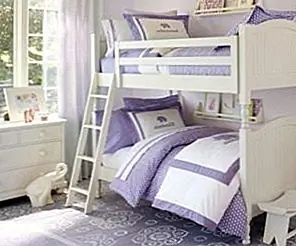 Удобная и защитная двухъярусная кровать Catalina