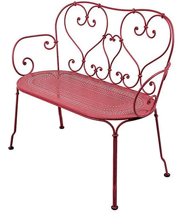 Скамья Fermob 1900 с перфорированным сиденьем