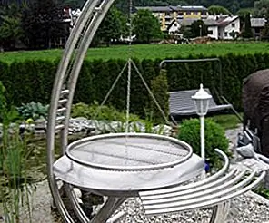 Изысканные стальные угольные грили от огня и стали