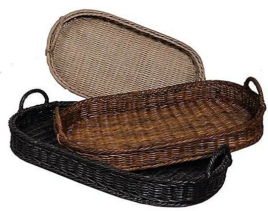 Овальные лотки для ротанга