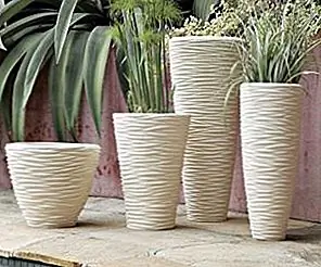 Текстурированные каменные плантаторы для вашего мини-сада