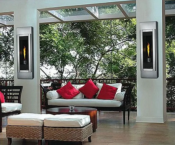 Наполеон настенный факел из нержавеющей стали / камин