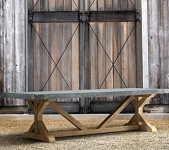 Вы запутались в выборе таблицы для завершения и улучшения плетеных настроек? Ну, подумайте о том, чтобы сопоставить этот бетонный стол с обстановкой. Стол представляет собой превосходный выбор для наружного применения. Для создания столового фартука использовалась алюминиевая лента с глубокой порошковой отделкой. Стол можно легко использовать для размещения от восьми до десяти человек. Доступно для 3995 $.