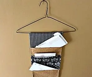 DIY Hanging Mail Organizer