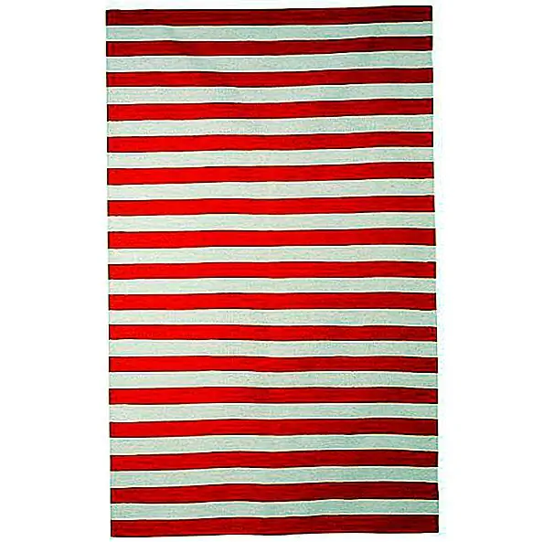 Кроме того, я представляю себе этот коврик в спальне, возможно, в детской комнате, потому что ее яркие цвета могут создать радостное место, где мальчик или девочка могут провести время. Если вы являетесь специалистом-экологом, я думаю, что важно знать, что Dwell Studio использует низкоэффективные красители, реагирующие на ткани, без свинца, токсинов, AZO и формальдегида, используемых в производстве, и коврик поставляется в комплекте с альтернативами без ПВХ. Доступно за 150 $.