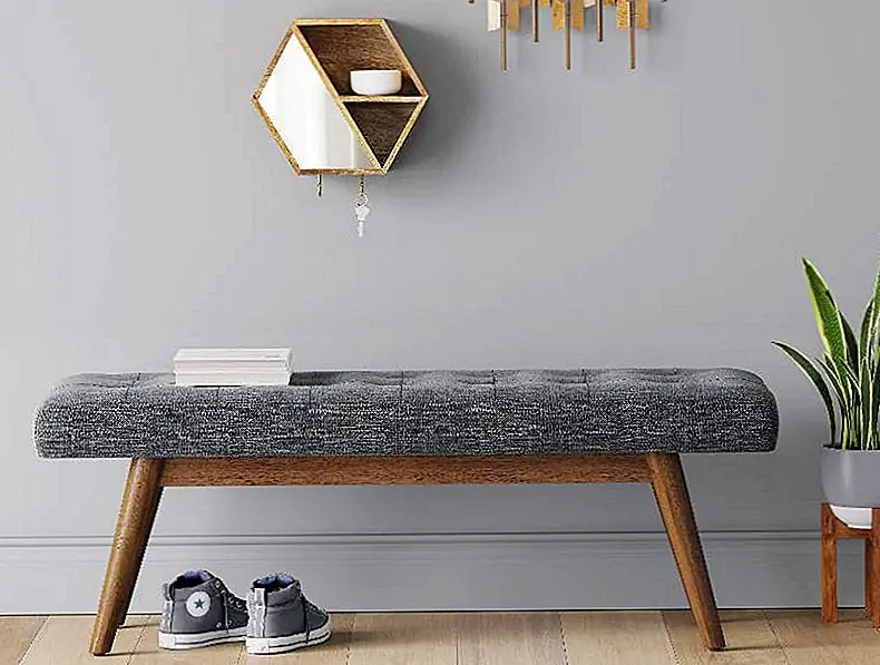 Модернизированная многоточечная скамья: Copan Mid Century Bench, 140 долларов США