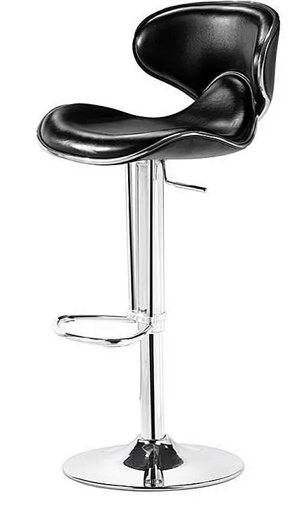 Наконец, что-то, что есть все. Это особенно удобный барный стул с уникальным эргономичным дизайном. Он имеет хромированную подставку для ног, стальную основу и сиденье из кожзаменителя и спинку. Высота сиденья регулируется от 21 "до 30", а общая высота регулируется от 32 "до 41". Он доступен либо в черном, либо в белом исполнении за 159,00 долларов США.