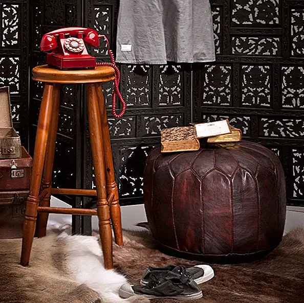Comfy марокканский кожаный пуф