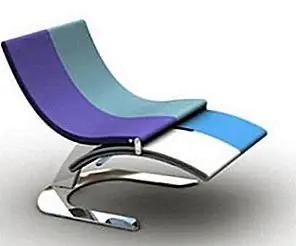 Стул Lounge превращается в шезлонг