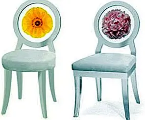 Декоративные цветочные печатные стулья из цветочного искусства