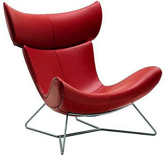 Красное кресло Chic Imola