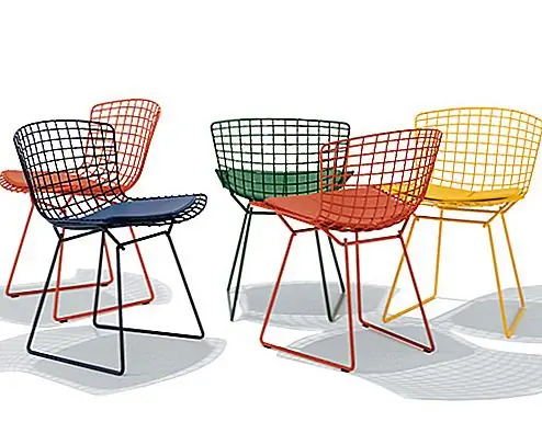 Инновационное боковое кресло Bertoia с подушкой сиденья