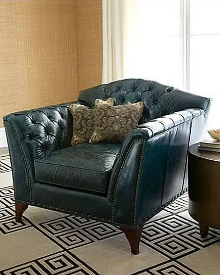 Стул из бирюзовой деревенской Монтаны