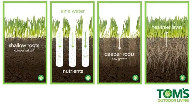Проветрите газон