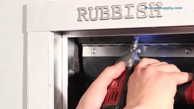 Установите мусорное ведро в столешницу